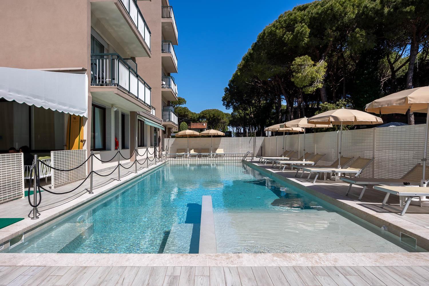 Hotel Picobello Pineta Lido di Jesolo Bagian luar foto