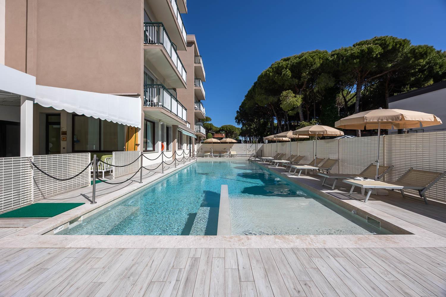 Hotel Picobello Pineta Lido di Jesolo Bagian luar foto